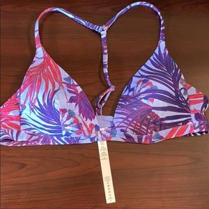 Lululemon Floral Padded Swim Top, Sz: 12 NW/oT